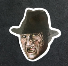 Freddy Krueger Nightmare on Elm Street Horror Movie Sticker 2.5"x2.25" Q 