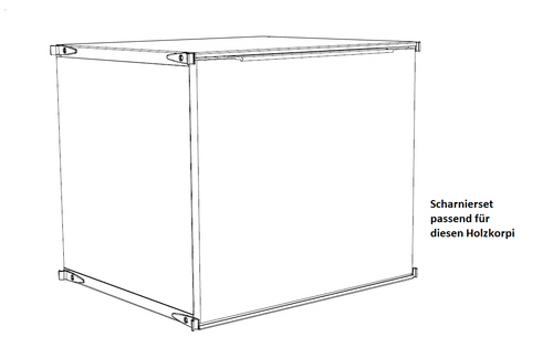 Scharniere für Holztüren BIII 380 Serie 38 cm Tiefe Ersatzteil - Bild 4 von 5
