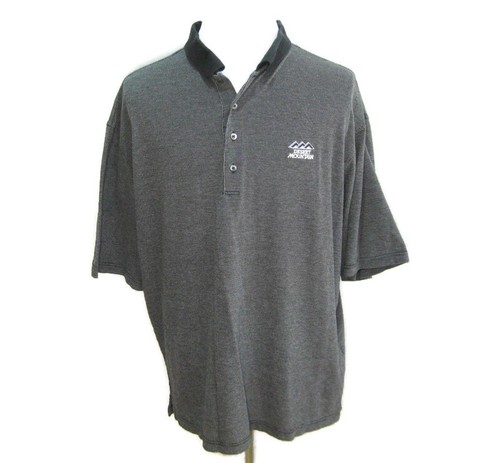 BYRON NELSON Men's (Size 2XL) Gray Short Sleeve Golf Polo Shirt Desert Mountain