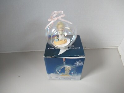 VTG Precious Moments ''May Your Christmas be Delightful'' 1993  Ornament  HAS BOX