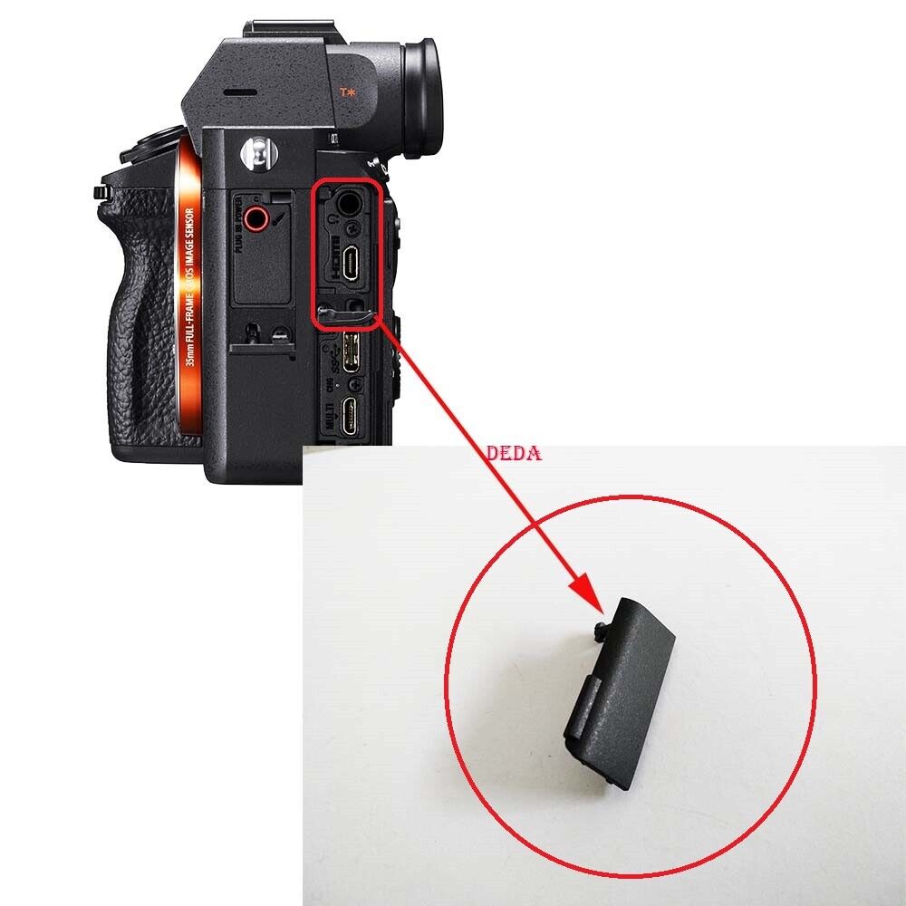 New For SONY A73 A7M3 A7III Headset HDMI interface Cover New For SONY A73 A7M3 A7III Headset HDMI interface Cover