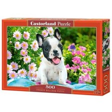 Castorland CSLB-53650 Puzzle da 500 Pezzi - Cucciolo di Bulldog Francese