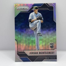 2017 Panini Chronicles Baseball Prizm Jordan Montgomery Base #13 Silver Prizm