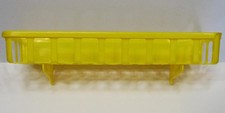1ST EDITION FISHER PRICE Vtg 1986 FUN WITH FOOD Play Kitchen YELLOW SHELF 14"