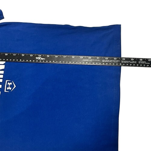 Youth Under Armour Large Blue Athletic Base Ball Print Short Sleeve Shirt Boys - Picture 6 of 6
