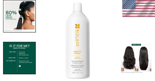 Shampoo Smooth Proof - Controllo Crespo Nutriente per Capelli Ricci e Colorati - Foto 2 di 11