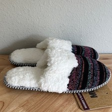 Muk Luks Frida Slipper Womens Memory Foam Slip-On Slippers , Sz XL 11/12 