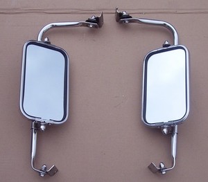 1967 1972 FORD F100 TRUCK WEST COAST SWING LOCK MIRRORS REFURBISHED 1973 1979