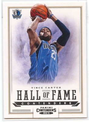 2012-13 Panini Contenders Basketball Vince Carter Hall Of Fame SSP #15 Mavericks