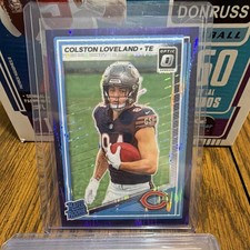 2025 Panini Donruss Optic Prizm Rated Rookie Colston Loveland Bears #204