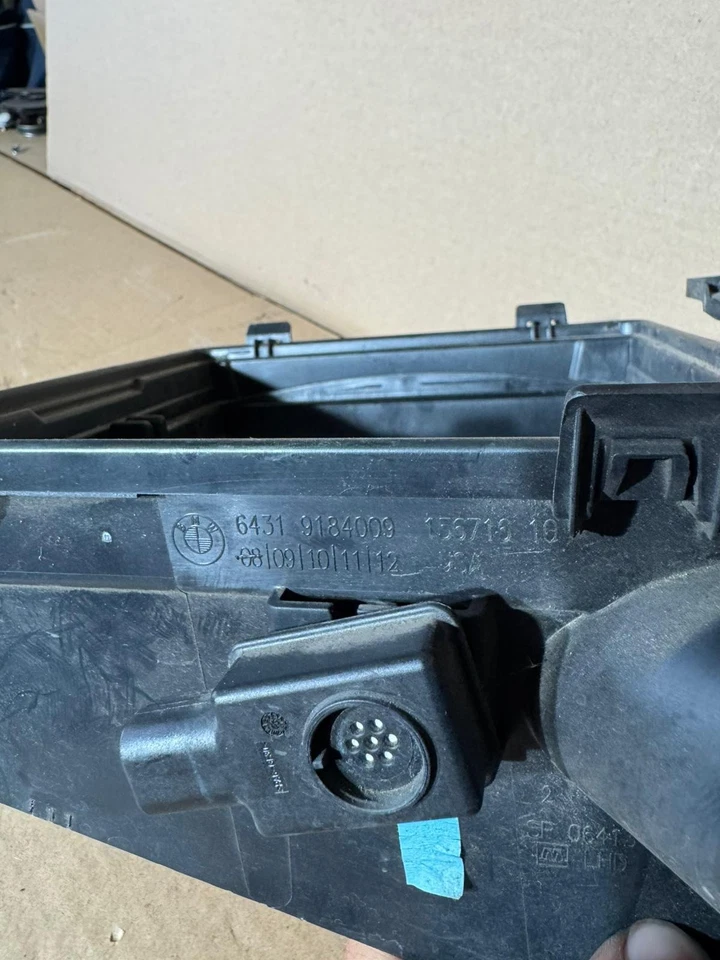 11-18 BMW X3 X4 F25 F26 cabina superior inferior filtro de aire carcasa cubierta de moldura OEM Foto 3 de 3