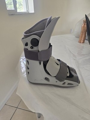 Gray Adjustable Orthopedic Walking Boot Ankle Foot Immobilizer Brace