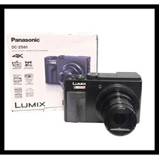 Panasonic Lumix DC-ZS80 Digital Camera 4K 30X Zoom Leica Lens Black Charger 64GB