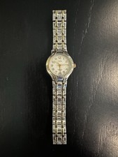 Timex Womens Indiglo Quartz Watch Two Tone Wa...