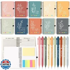 40 Pcs Christmas Christian Gifts Bulk Bible Study Notebook with S