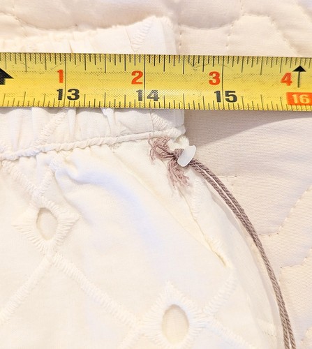 New With Tags - A New Day Women's Cream Tiered Eyelet A-Line Midi Skirt Sz Small - Picture 8 of 9