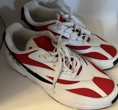 FILA V94M 1RM00584-616 Men's Low Top Lace-Up Sneakers Red/White/Navy