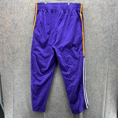 Vintage Los Angeles Lakers Pants Mens XL Purple Tearaway Warm Up