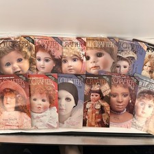 Doll Crafter Magazine Vintage 1990 Full Year 12 Issue Pattern Included Excellent