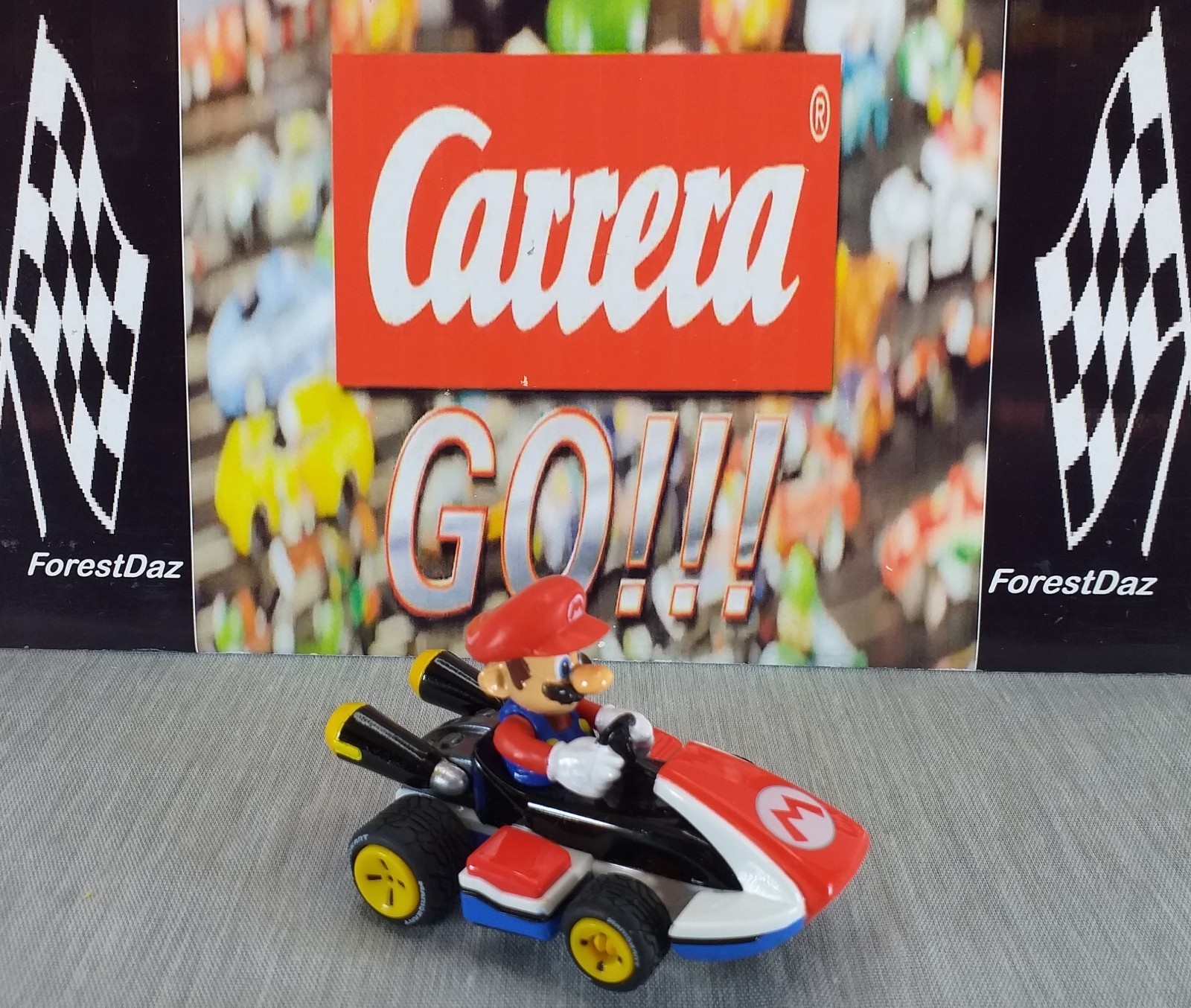 Carrera GO!!! Mario Nintendo Kart 8 1:43 Scale Tested Working PreLoved Gift