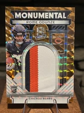 2024 Spectra Rome Odunze Rookie Monumental 3-Color Patch /10 MM-ROE