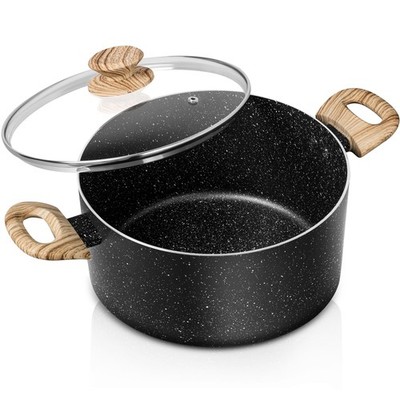 Antihaft Kochtopf 5 Liter mit Deckel, Suppentopf mit Griff ...