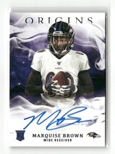 2019 Panini Origins #RA-MBR Marquise Brown Rookie Autograph