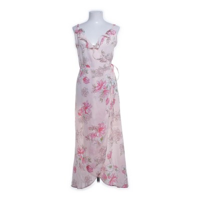 NLY Trend, Wickelkleid, Größe: 38, Pink/Mehrfarbig, Polyester, Blumen #HZp