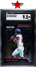 2019 Panini Prizm Draft Picks #60 Lamar Jackson SGC 9.5 .