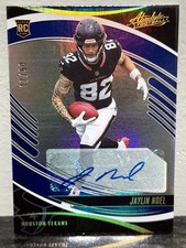 2025 Absolute Jaylin Noel Signature Rookies RC Spectrum Blue Auto /50 Texans