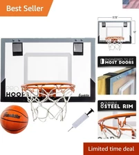 Mini Basketball Hoops-Indoor Over The Door Mini Hoop+Basketball Sets-Perfect ...