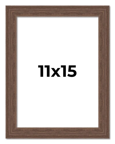 Bilderrahmen 11x15 Rahmen Braun Distressed Barnwood | Rustikal Bauernhaus Foto Fra - Bild 1 von 10