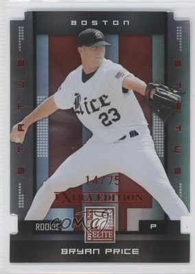 2008 Donruss Elite Extra Edition Rookie Status Red Die-Cut 14/75 Bryan Price 0o9