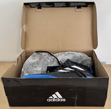 Adidas Pro Elevate 2018 Kids' Basketball Shoes Black/Blue, Size 3