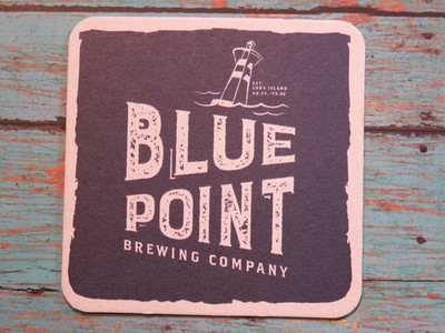 Beer Coaster ~ 2016 BLUE POINT Brewing Co Toasted Lager ~ Long Island, NEW YORK