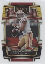 2021 Panini Select Concourse Black & Gold Prizm Die-Cut Trey Lance #45 0jk3