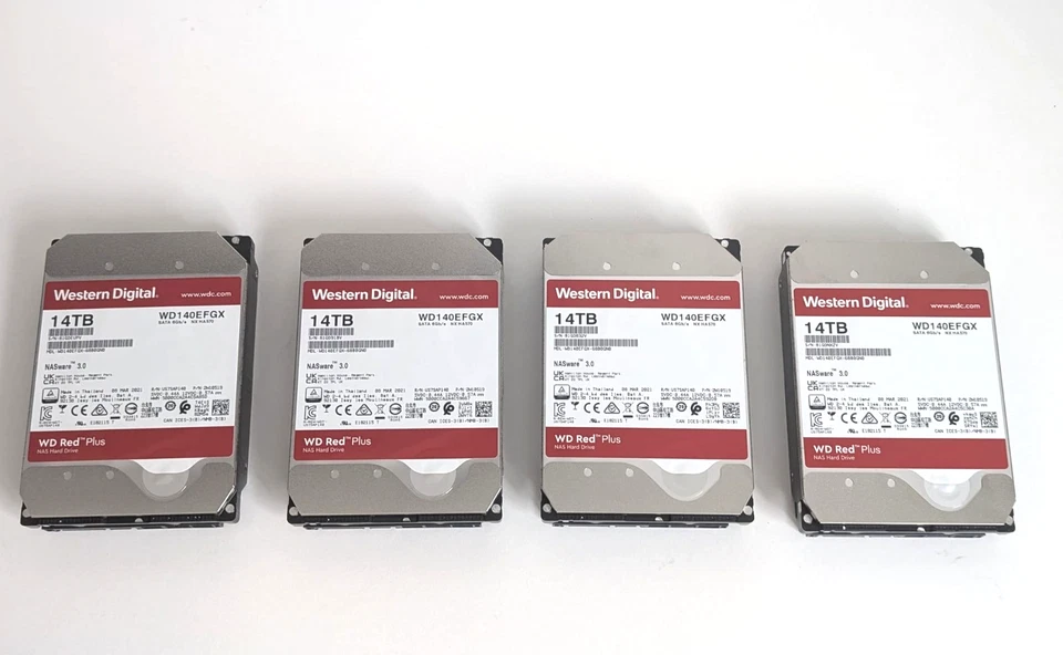🔥 14TB WD Red NAS HDD WD140EFGX | 7200RPM | SATA 6Gb/s | Top Zustand | Getestet