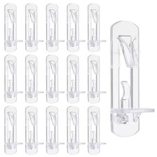 16 Pcs Plastic Locking Shelf Pins Shelf Pegs Fit 5mm Hole 13/16" Thick Shelf