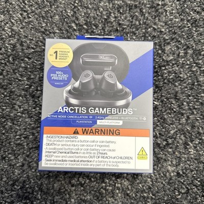 SteelSeries Arctis GameBuds  - Wireless Gaming Earbuds - 2.4GHz + BT 5.3 Black