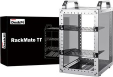 Deskpi Rackmate TT Mini Server Cabinet for Mini PC, Network, Servers, Audio, and