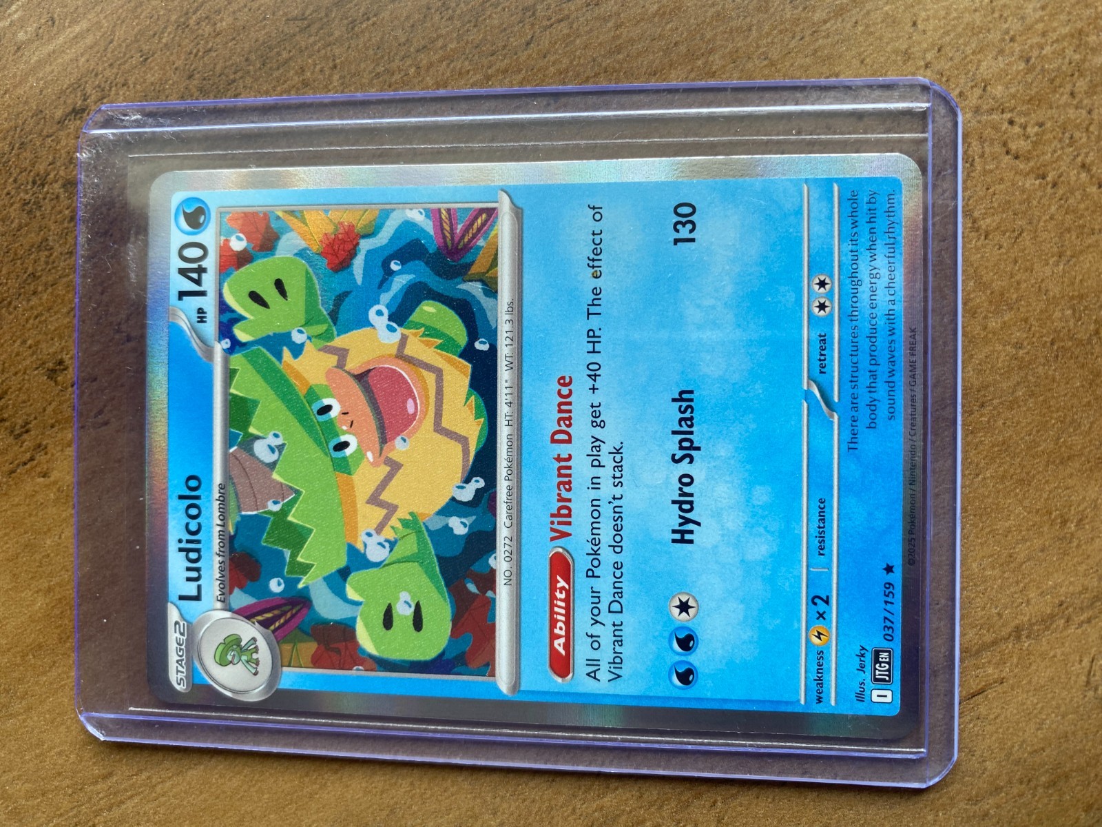 Pokemon Journey Together Ludicolo #37/159 [Reverse Holo] NM/MT