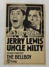 1979 small KGO tv ad~ movie THE BELLBOY Jerry Lewis, Milton Berle