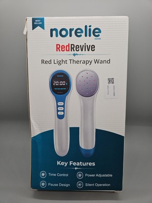 {E3} Norelie Red Revive Red light therapy Wand  Time Control Power Adjustable