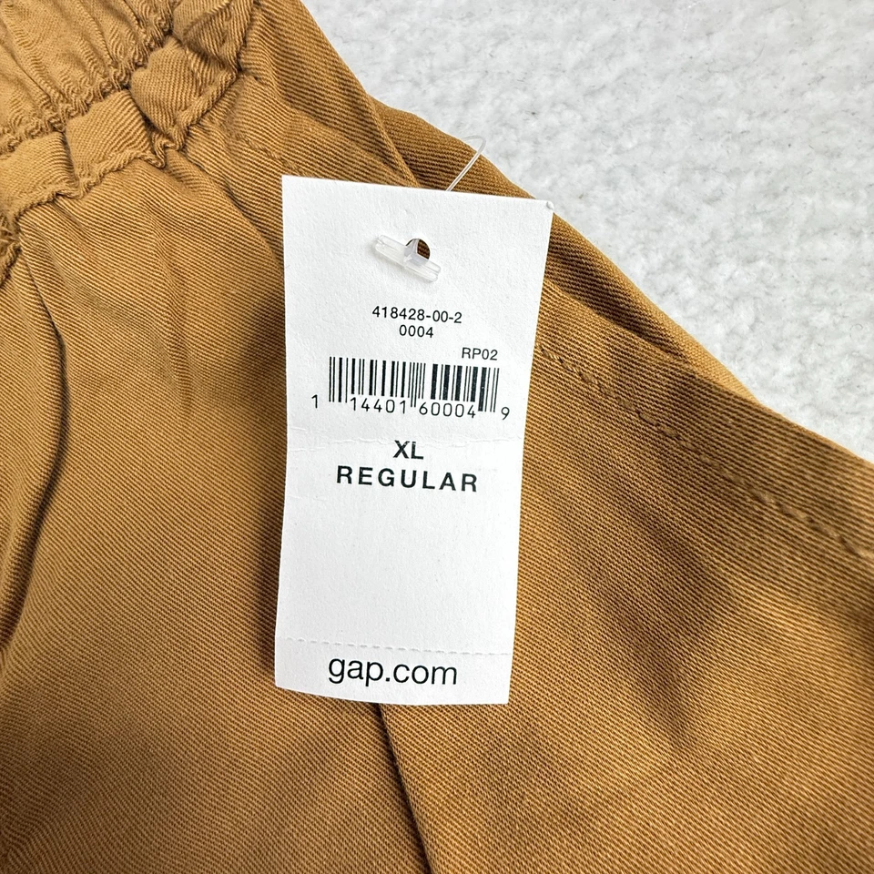 Juego de 2 Pantalones Cortos Gap Niños Mezcla de Lino Corbata Fácil XL Regular Foto 4 de 4