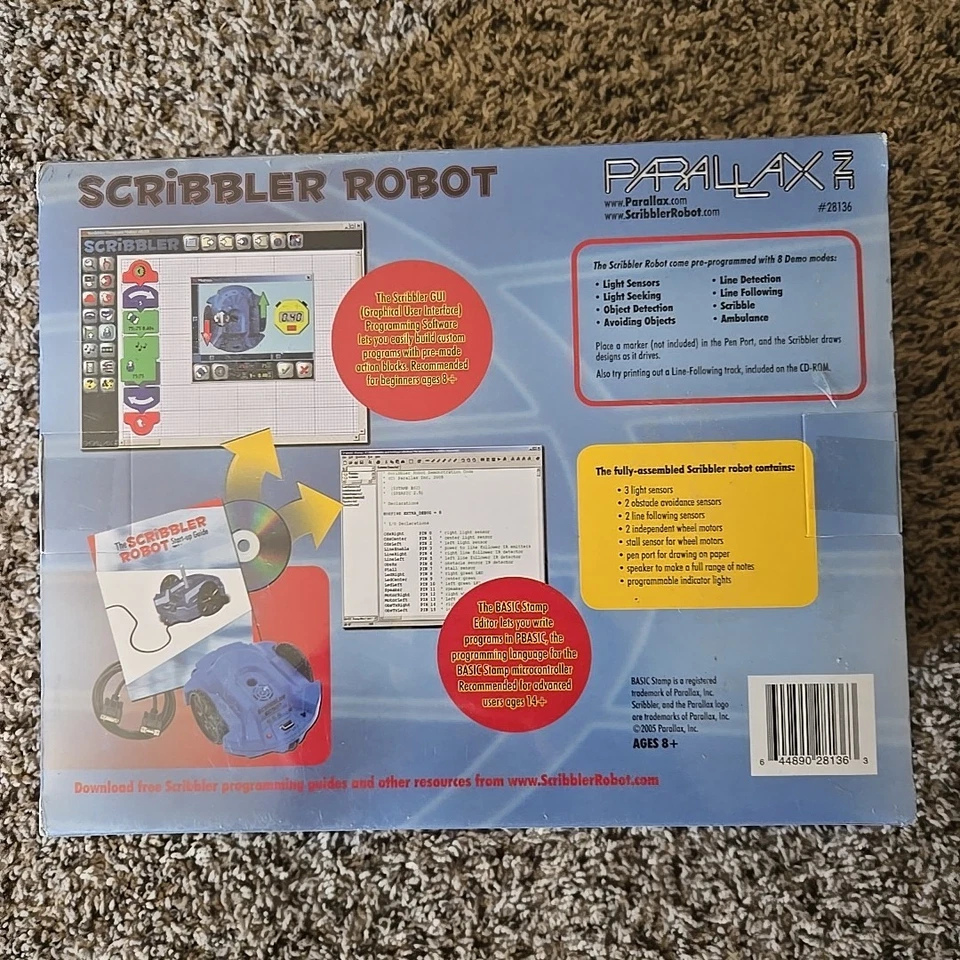 Parallax Programmable Scribbler Robot Blue - Image 2 of 2