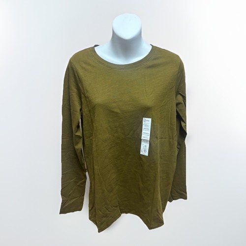 Sonoma Damen The Everyday T-Shirt Größe Small Neu Grün Langarm