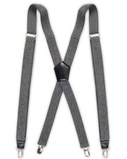 Dockers Men's Textured Solid Suspender,Gray,One Size One Size, Gray