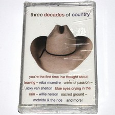 Three Decades Of Country (Cassette Tape 1994) NEW SEALED