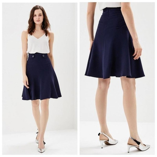 Women Karen Millen Skirt Navy 42 / XL / 50
