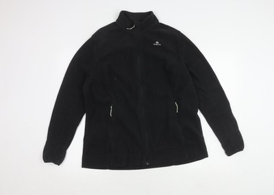 Basic Jacke Unisex Erwachsene UK Größe XL Quechua Schwarz